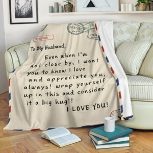 A Letter To My Husband Blanket BS275