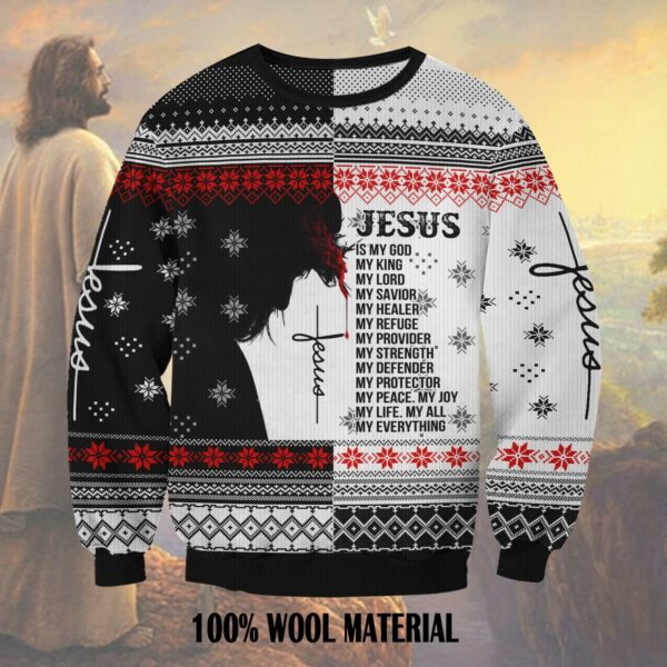 Jesus God Jesus Is My Everything All Over Printed Shirts 021701 31081998 - Image 2